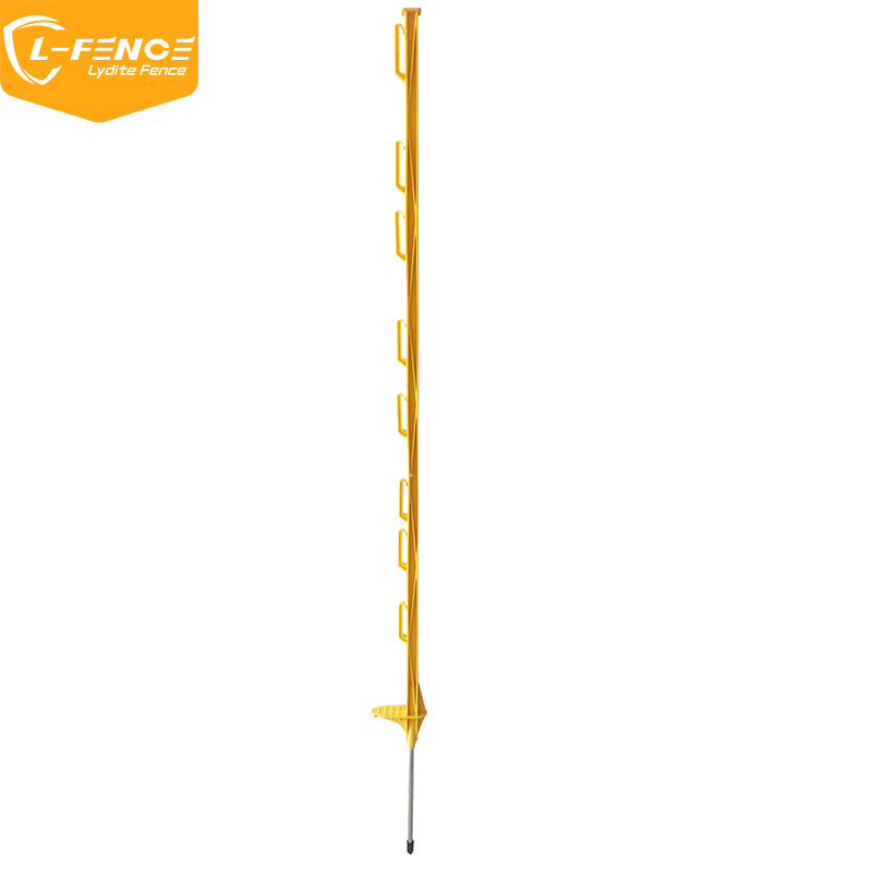 Lydite MLD-059 Step-in Plastic Fence Post with Anti- return, Yellow 120cm