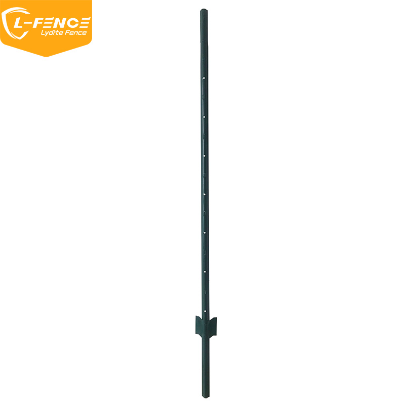 Lydite Angle Steel Posts 165cm, 3mm, 5x Holes for Insulators, Double Step